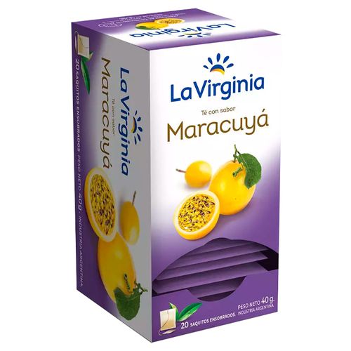 Té sabor maracuyá LA VIRGINIA 20 sobres