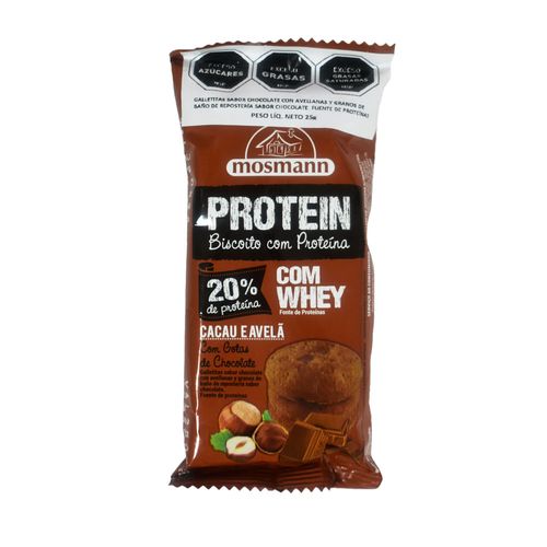 Galletitas WHEY PROTEIN Chocolate y Avellana 25 g