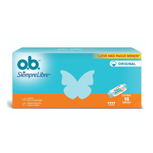 Tampones O.B Super cj. 16un.