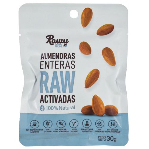 Almendras enteras RAW 30 g