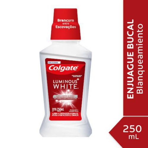Enjuague bucal COLGATE Luminous White 250 ml