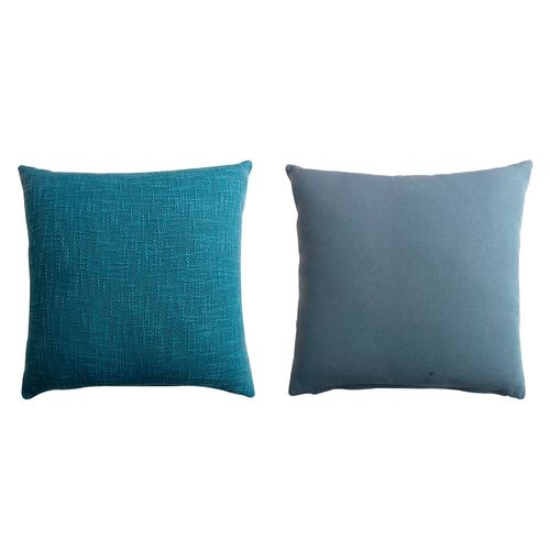 Almohadón decoración 50 x 50 cm azul