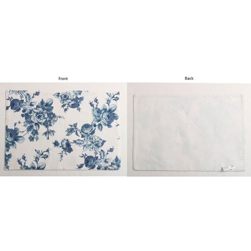 Individual 33 x 48 cm estampado azul