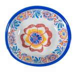 Bowl-Irregular-Melamina-Bambu-10-cm-Floral-0