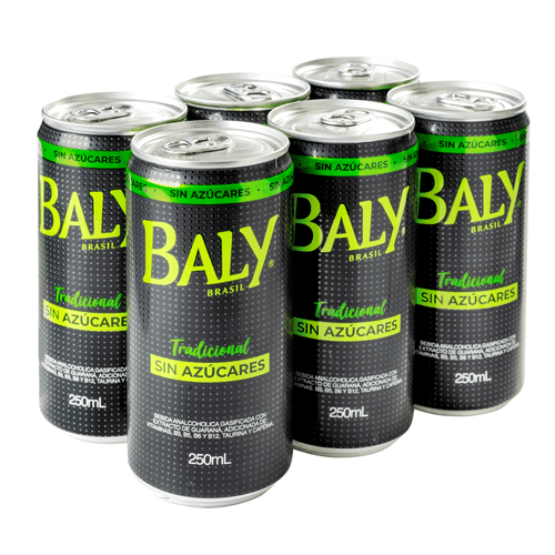 Bebida energizante sin azúcar BALY 250 ml