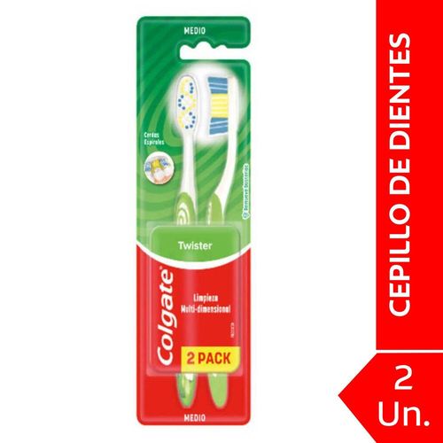 Cepillo dental COLGATE Twister 2x1