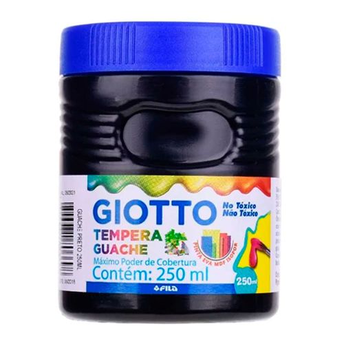 Témpera GIOTTO 250 g Negro