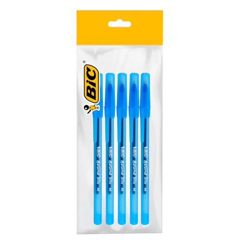 Boligrafo BIC Roun.d Stick 4.1 un. Azules