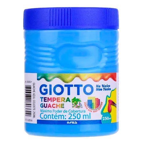 Témpera GIOTTO 250 g Celeste