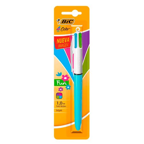 Bolígrafo BIC 4 en 1 Colores Pastel