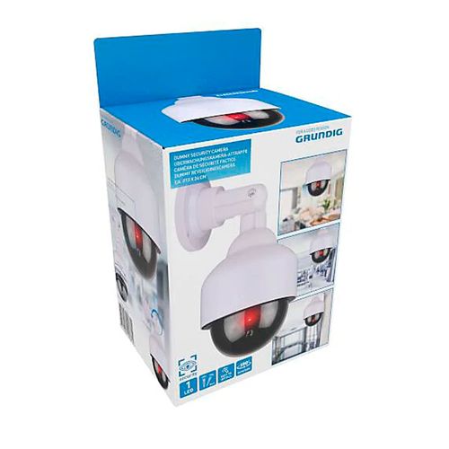 Cámara de Seguridad GRUNDIG Ficticia domo negro