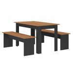 Juego-de-Comedor-Mesa---2-Bancos-Canela-Negro-1
