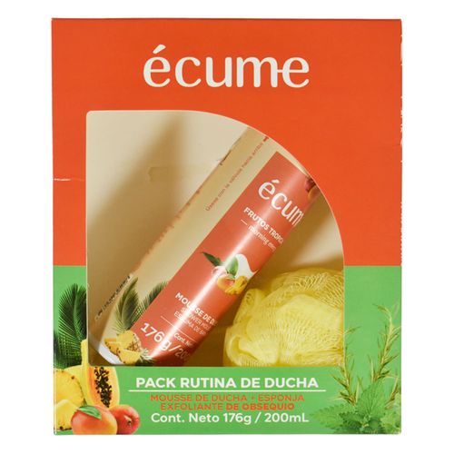 Mousse de Ducha Frutos Tropicales 167 ml + Esponja
