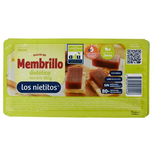 Dulce membrillo LOS NIETITOS 0% 450 g