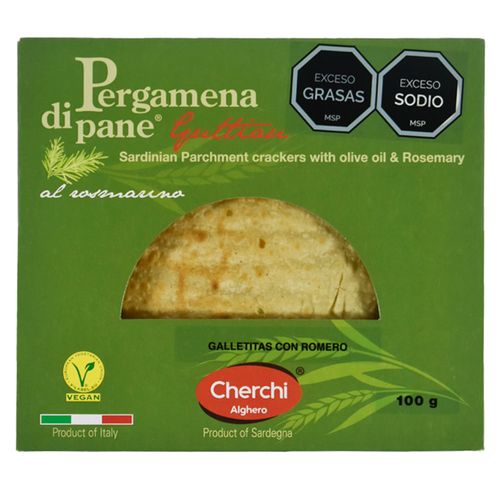 Galletas Pergamena di Pane Guttiau Romero 100 g