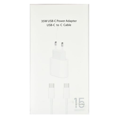 Cargador 35w con Cable C a C 2 m