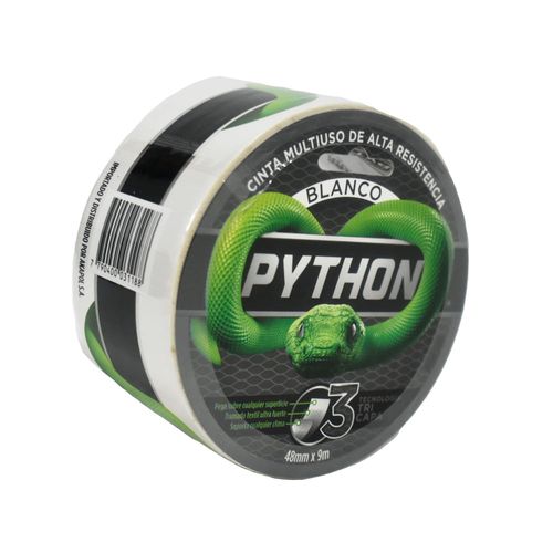 Cinta Python Blanca Alta Resistencia