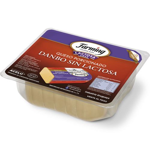 Queso danbo FARMING deslactosado fraccionado 300 g