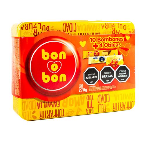 Pack golosinas BON O BON lata 335g