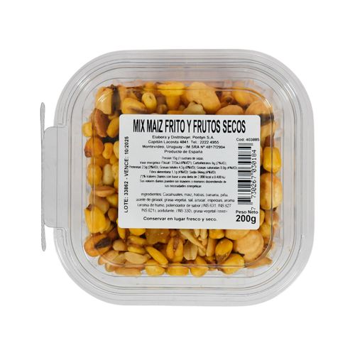 Mix Maíz Frito y Frutos Secos 200 g