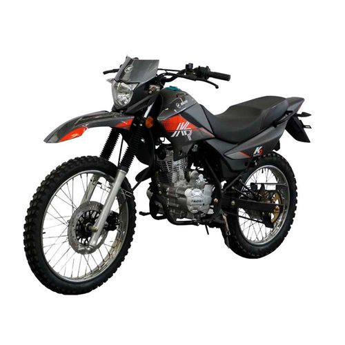 Moto KIOTO KR125 Gris-Naranja Llanta Rayo-Freno Disco