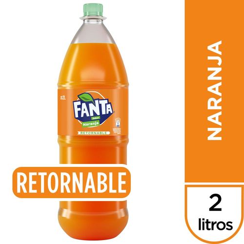 Refresco FANTA naranja 2 L Retornable