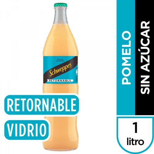 Refresco SCHWEPPES sin azúcar 1 L Retornable