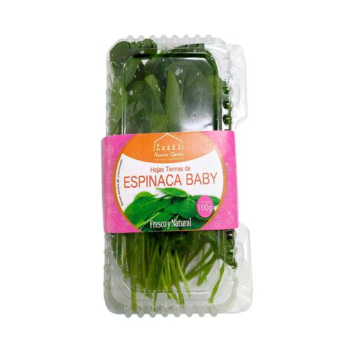 Hojas de espinaca baby 100 g