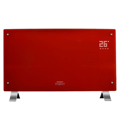Vitroconvector PEABODY Mod. PE-VQD20R 2000w curvo digital rojo