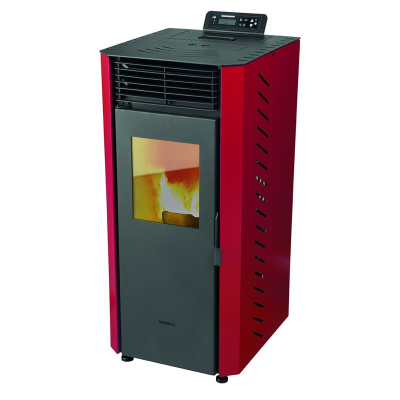 Calefactor-a-pellet-VIVION-HAUS-Eco-Start-12-Kw-rojo-0