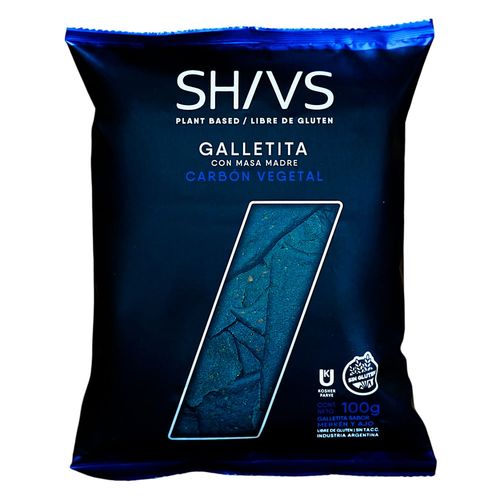 Snack Galletitas Carbón con Masa Madre SHIVS 100 g