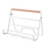 Porta-recetas-cocina-298-x-131-x-21-cm-acero-blanco-1