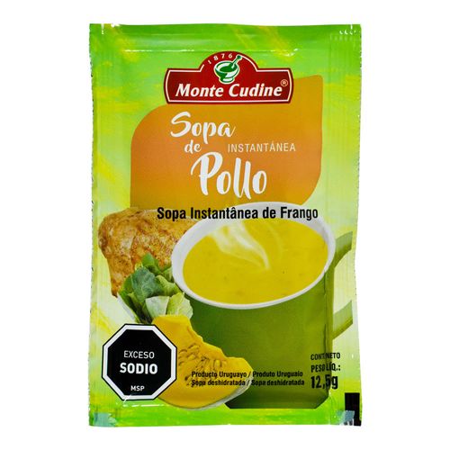 Sopa instantánea de pollo MONTE CUDINE 12.5 g
