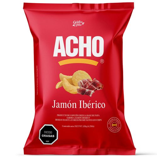 Papas fritas jamón ibérico ACHO 120 g