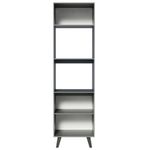 Armario-Cocina-2-Puertas-2-Nichos-60x211x52-cm-Gris-5