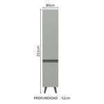 Armario-Cocina-2-Puertas-40x211x52-cm-Gris-3