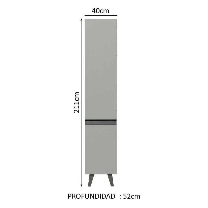 Armario-Cocina-2-Puertas-40x211x52-cm-Gris-3