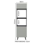 Armario-Cocina-2-Puertas-2-Nichos-60x211x52-cm-Gris-3