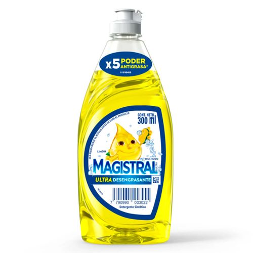 Deter Lavavajilla MAGISTRAL Ultra Limón 300 cc