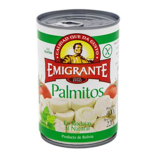 Palmitos en rodajas EMIGRANTE 400 g