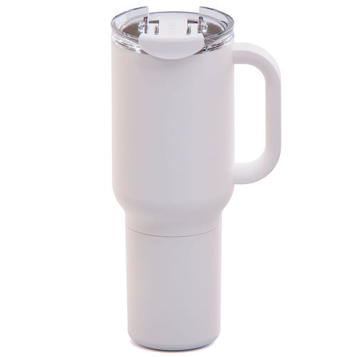 2 en 1 jarro 660 ml y lata 360 ml acero blanco