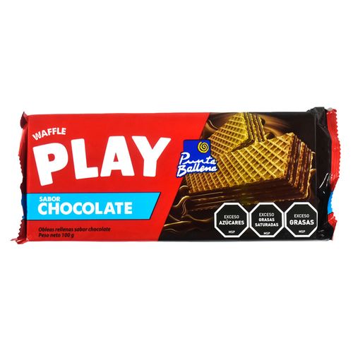 Wafer Play PUNTA BALLENA chocolate 100 g