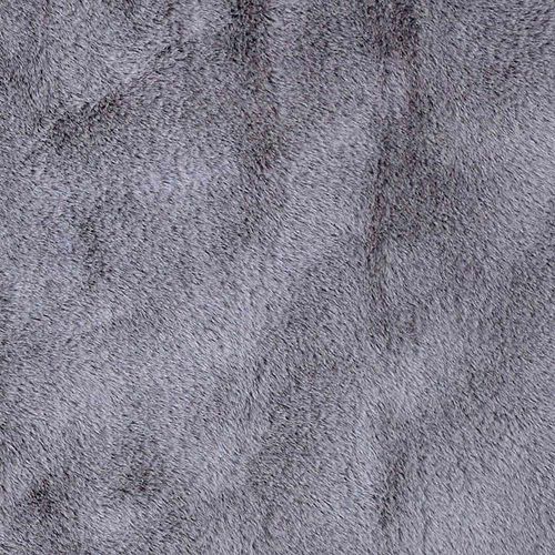 Alfombra 110x60 cm Símil Piel Gris tx9151