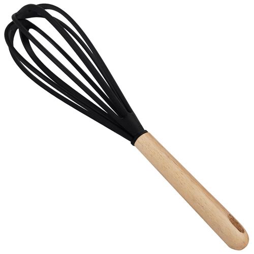 Batidor manual antiadherente 29 cm con mango de madera