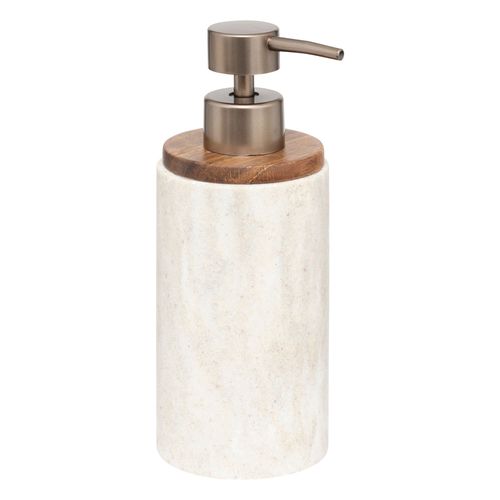 Dispensador para jabón de baño 7,1 x 19,3 cm.color beige