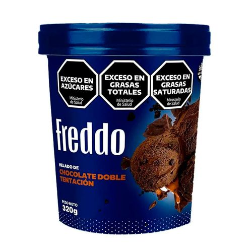 Helado FREDDO Doble tentación Dark Chocolate 320 g