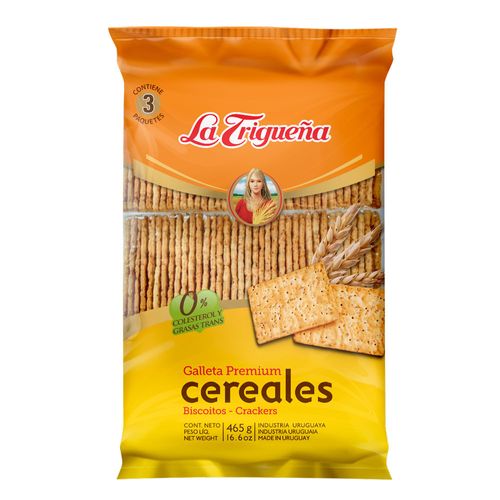 Galletas LA TRIGUEÑA premium cereales 420 g