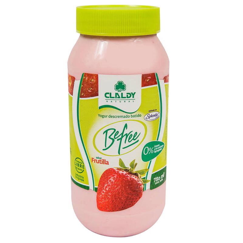 Yogur-Be-Free-Light-CLALDY-Frutilla-780-cc-2