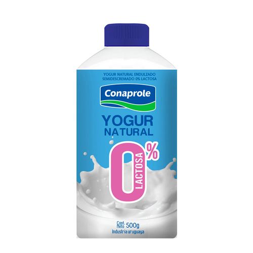 Yogur Natural Deslactosado CONAPROLE 500 g
