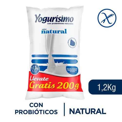 Yogur YOGURÍSIMO Natural 1.2 kg